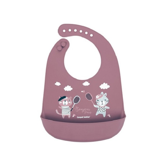 CANPOL BABIES SILICONE PORTICLE WITH POCKET - BONJOR PARIS DARK RED